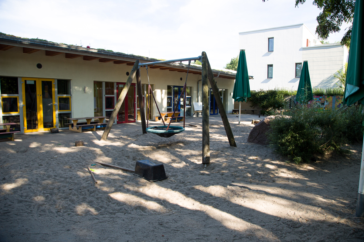 Das Haus des Kindergartens Marienkäfer